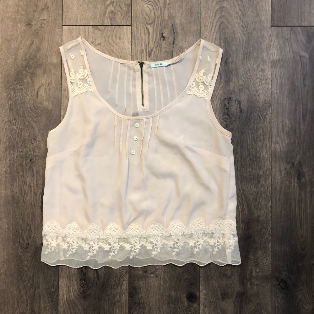 Lace tank